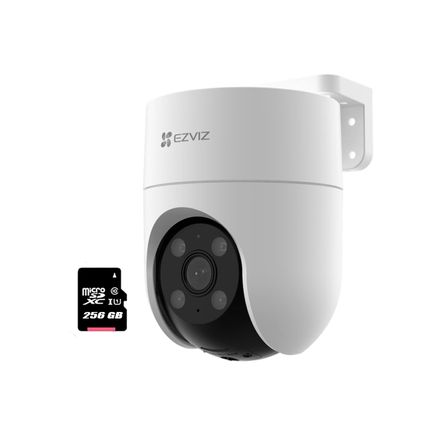 Cámara Seguridad Wifi Ezviz H8c 4mp 360 Exterior Sd 256gb