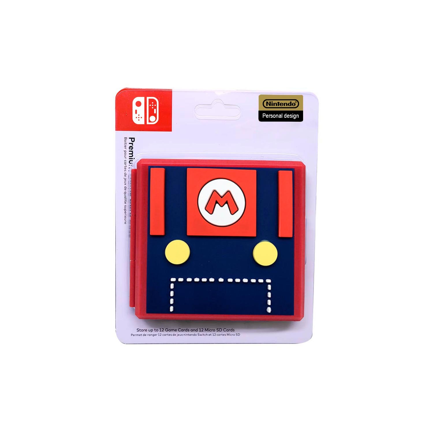 Estuche Portajuegos Mario Blue Nintendo Switch