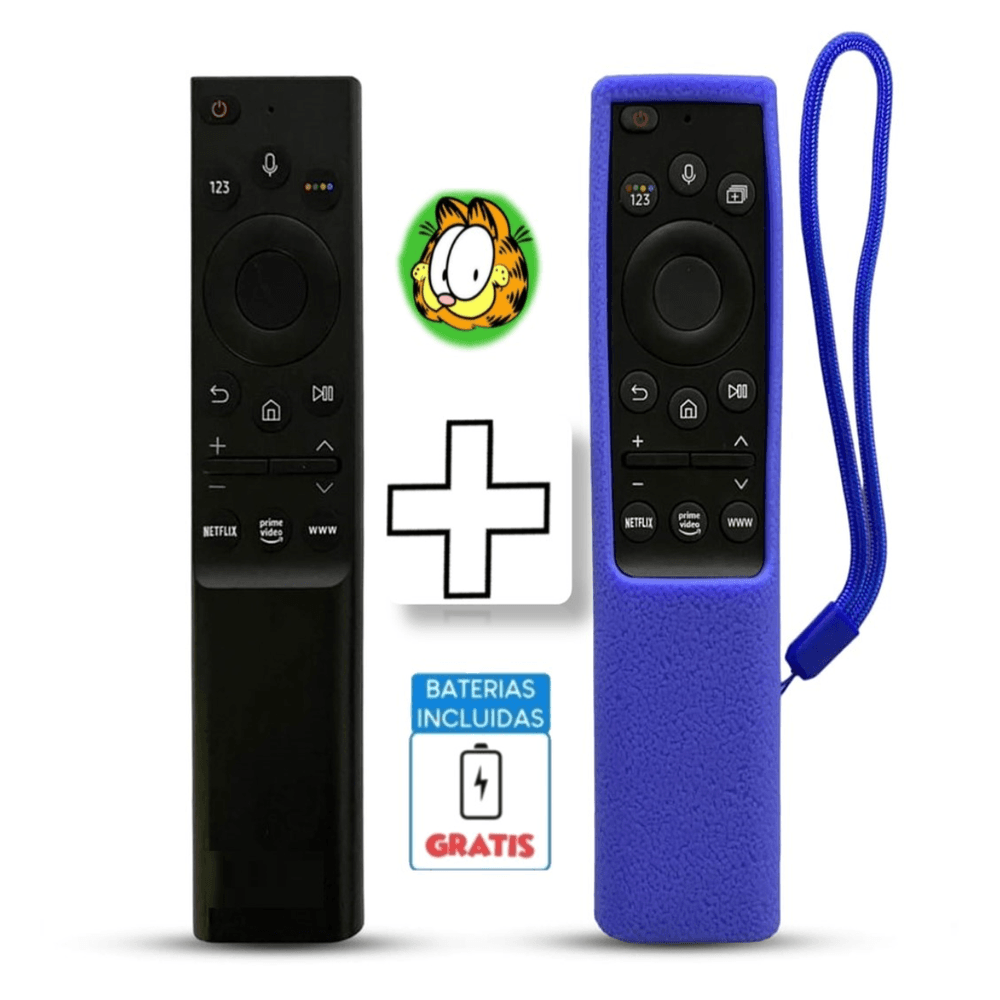 Control Samsung Smart Tv con Voz Modelo BN59-01363 Funda Azul Control Samsung Smart Tv con Voz Modelo BN59-01363 Funda Azul