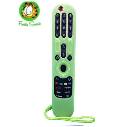 Funda Control Compatible con Lg Magic MR23 Forro Protector Anticaída Verde