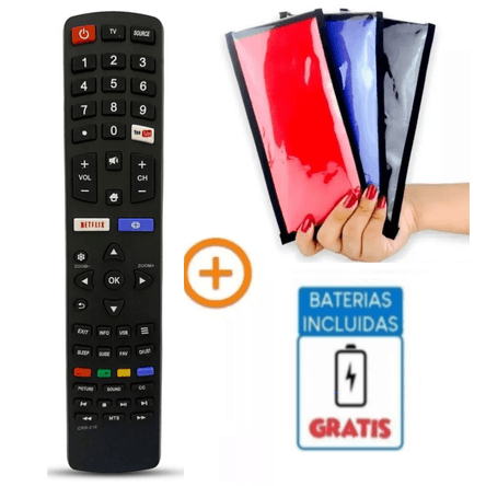 Control Remoto para Tv Smartv Recco + Pilas Control Remoto para Tv Smartv Recco + Pilas
