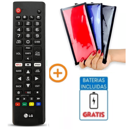 Control Remoto Compatible con Lg Led Smart tv 4k + Funda