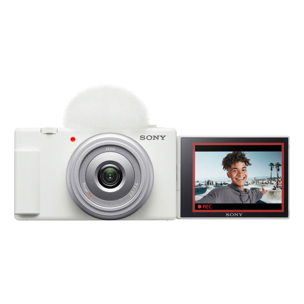 Cámara Vlogging Sony ZV1F White
