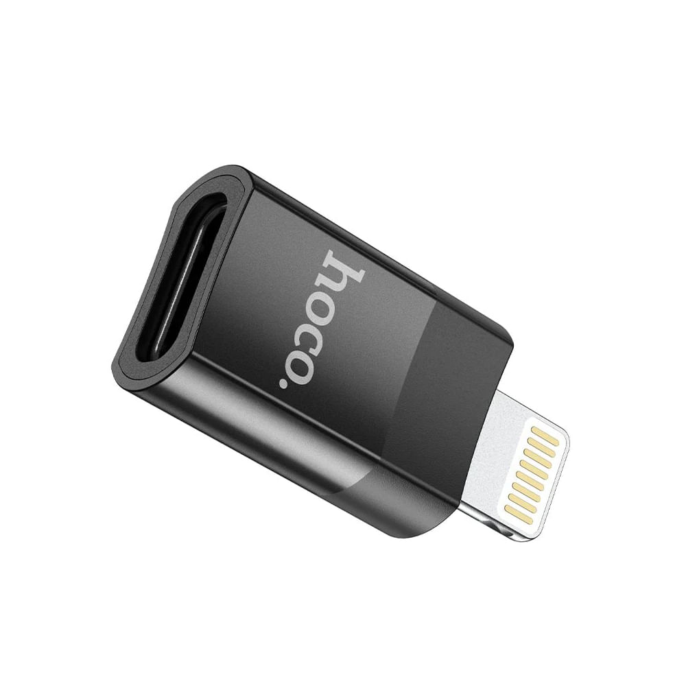 Adaptador Tipo C a iPhone Lightning USB 2.0 Hoco UA17 5V / 2A Original -  Promart