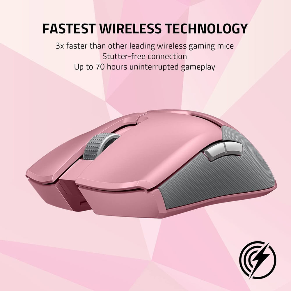 Razer Gaming Viper Mouse Inalámbrico Rosado - Promart