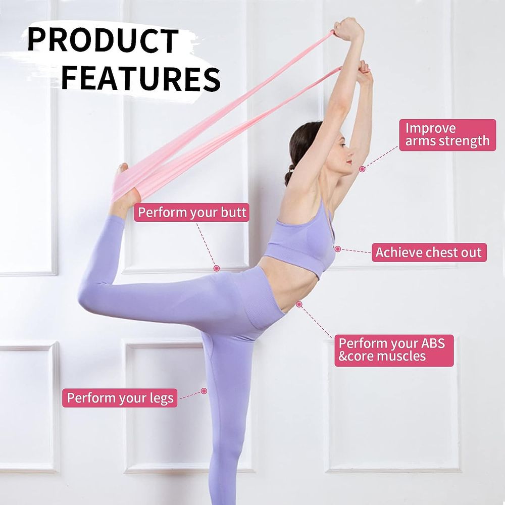 Pilates-Set 5-in-1 Mit Ring, Bändern, Ball & Socken - Für Zu Hause, Körperformung Für Frauen