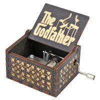 Caja Musical El Padrino The GodFather Negro