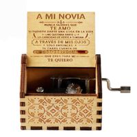 Caja Musical Regalo Para Novia Enamorada Aniversario Recuerdo de Amor Novios
