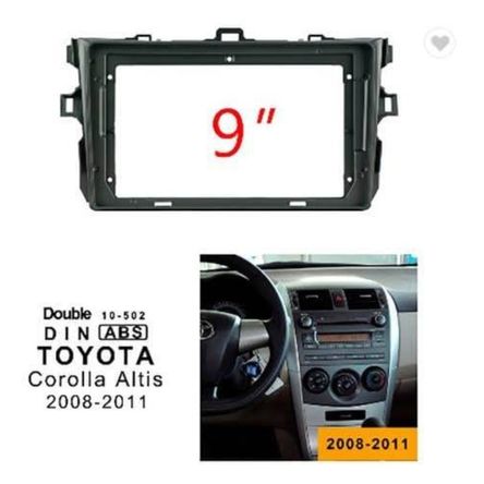 Consola Para Toyota Corolla Del 2008 Al 2013  9Pulgadas