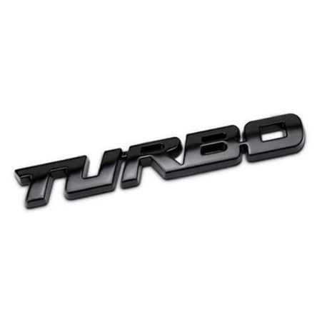 Emblema 3D Pegatina  Turbo