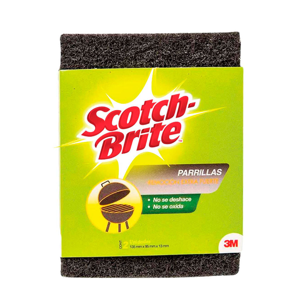 Esponja parrillas Scoth Brite x2un Scotch Brite