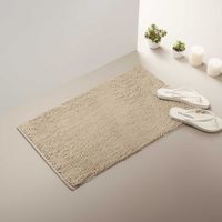 Piso de Baño Chenille Beige 75x45cm Orange