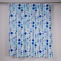 Cortina de Baño con Aros Orange 180x180cm Poly Bubbles