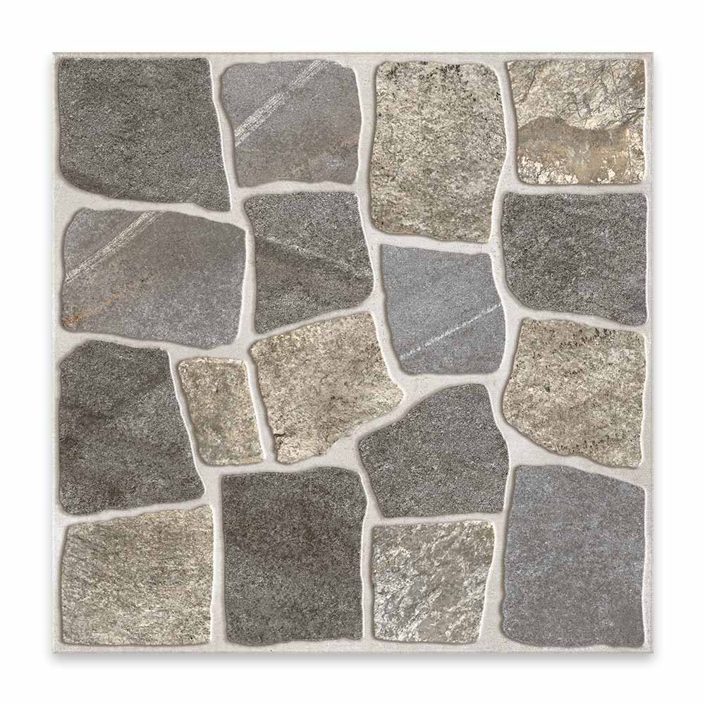 Piso Cerámico Tipo Piedra Laja Gris 45x45cm 2.23m2 Celima - Promart