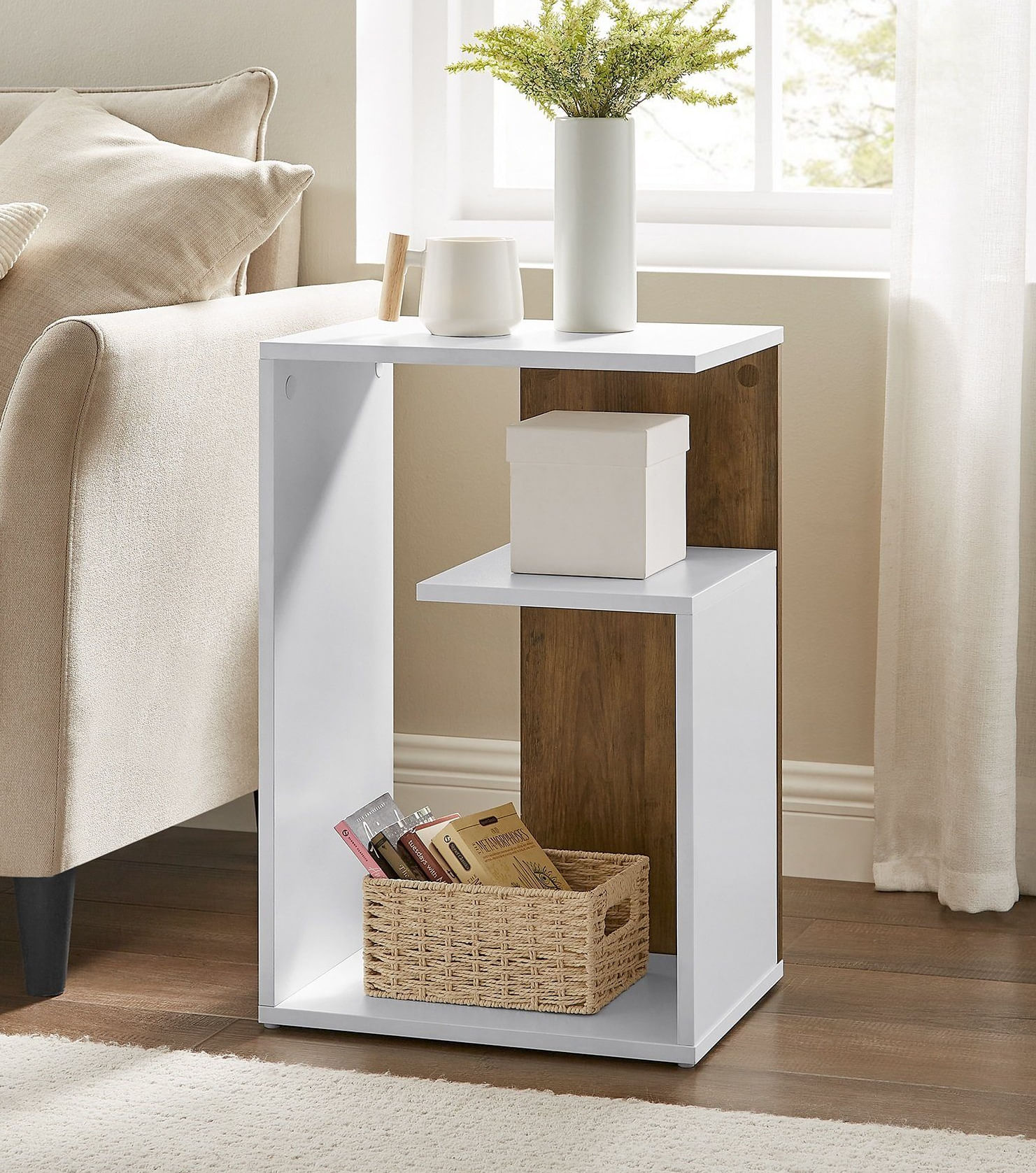 Mesa Auxiliar multiusos Zelda color Blanco TU MESITA