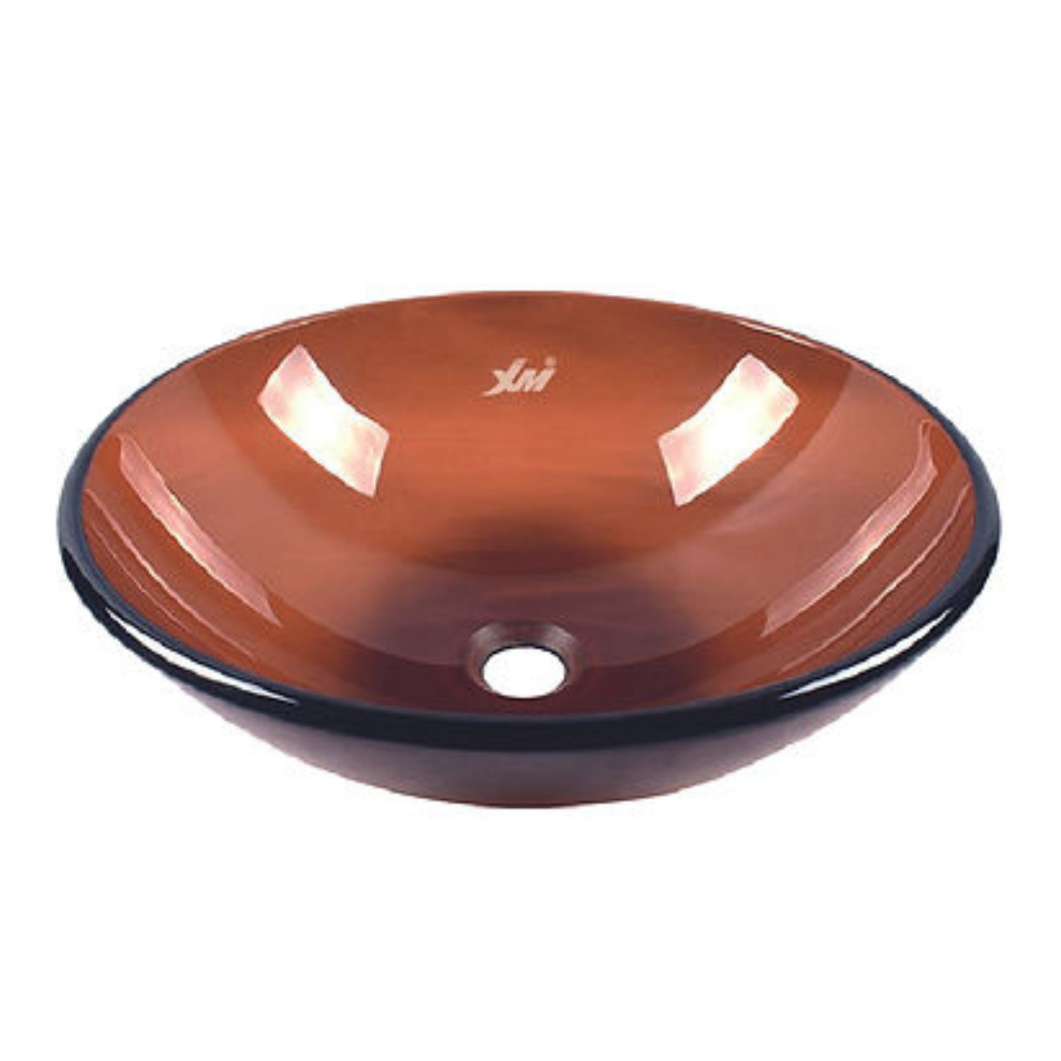 Ovalín de Vidrio XM V420R Marrón