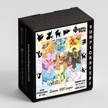 Rompecabezas Pers Evolucion De Evees de 1000 Piezas C 100 Puzzles Peru Rompecabezas Pers Evolucion De Evees de 1000 Piezas C 100 Puzzles Peru