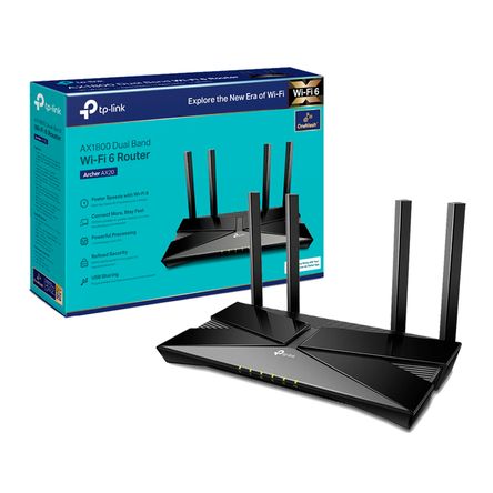 Router Inalámbrico Archer Ax20 Tp Link Ax1800 Wi Fi 6 Dual Band 5 Ghz 2,4 Ghz Tp-Link