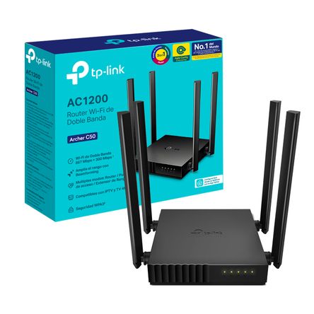 Router Inalámbrico Archer C50 Tp Link Ac1200 Dual Band Tp-Link