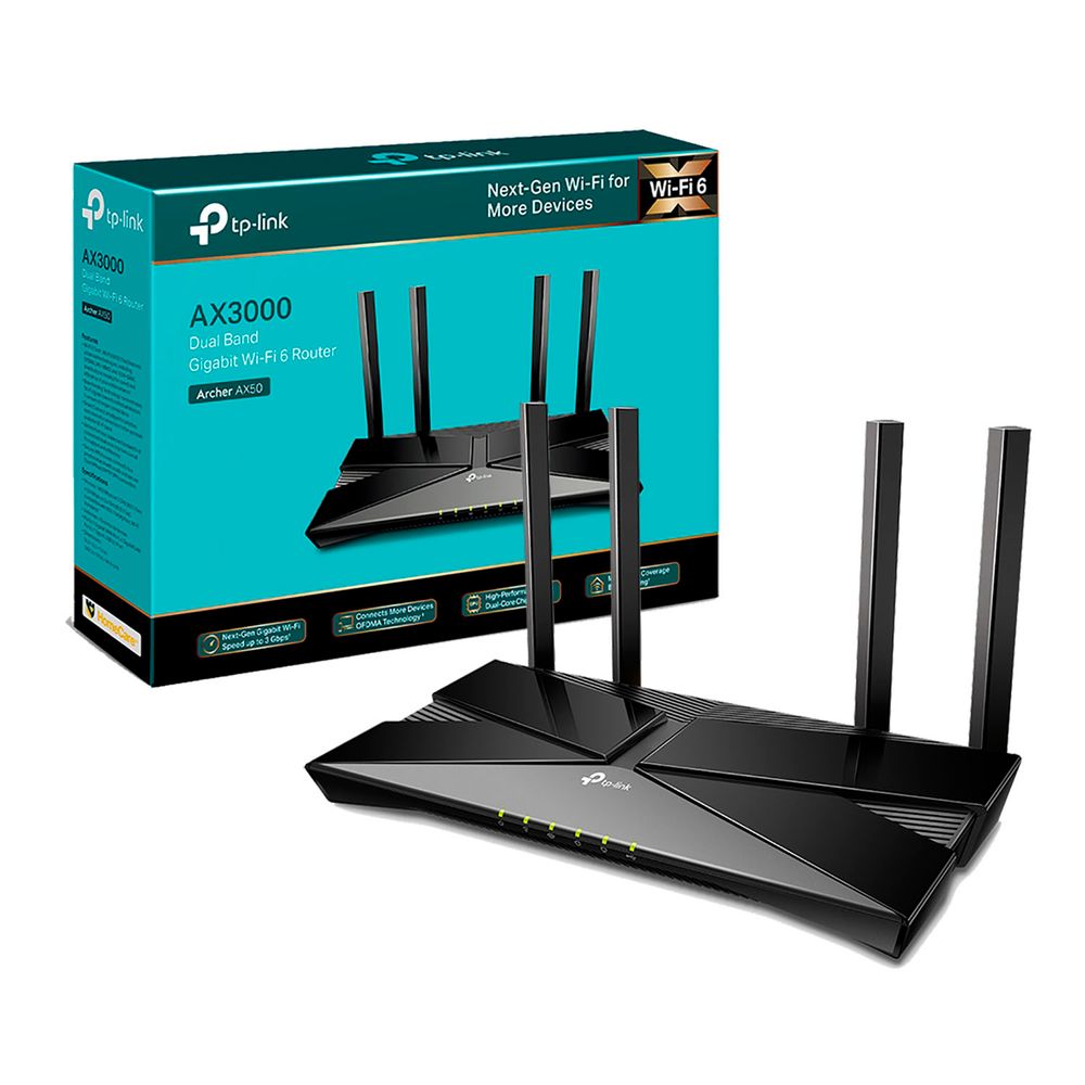 Router Inalámbrico Archer Ax50 Tp Link 6 Ax300 Dual Band Gigabit Wi Fi ...