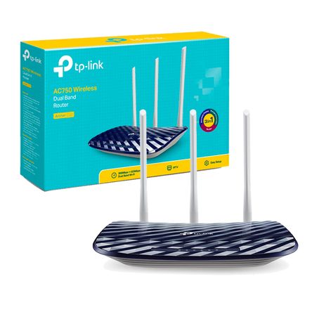 Router Inalámbrico Archer C20 Tp Link Ac750 Doble Banda 5 Ghz 2,4 Ghz Tp-Link