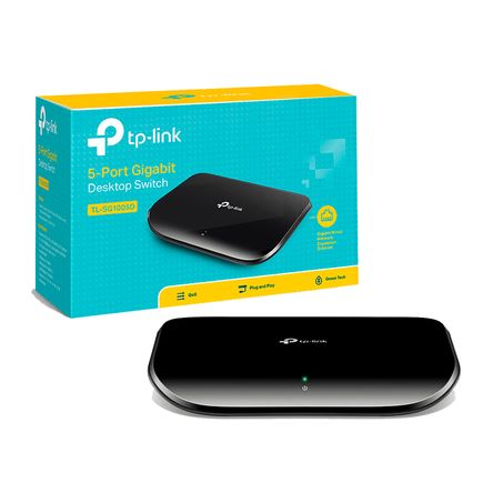 Switch Tl Sg1005d Tp Link 5 Puertos Gigabit 10,100,1000mbps Tp-Link