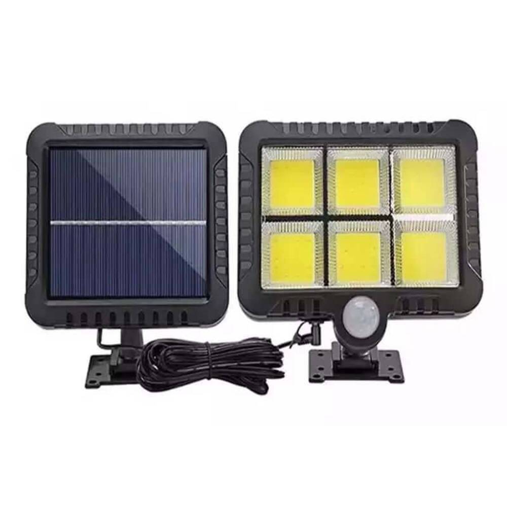 Lámpara LED Solar Recargable Reflector Iluminación Jardin Exteriores