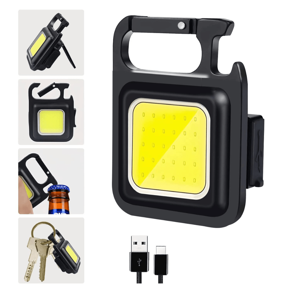 Mini linterna LED pequeña y linterna de camping Combo de 4 linternas  recargables