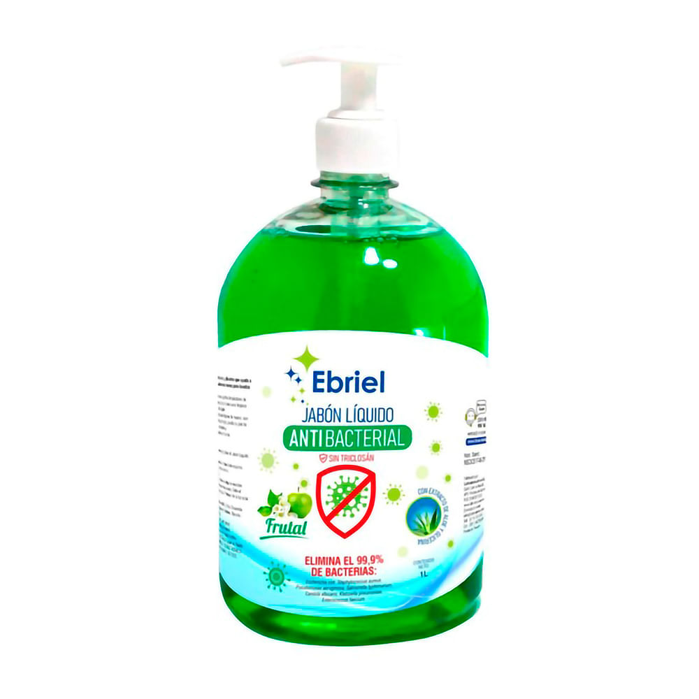 Jabón líquido Frutal frasco 1 litro Ebriel