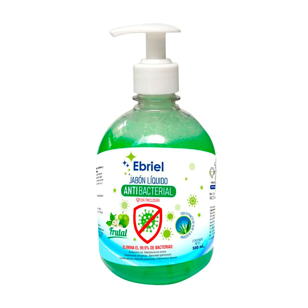 Jabón líquido Frutal frasco 500ml Ebriel