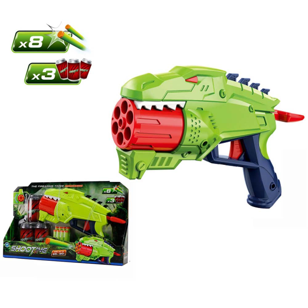 Pistola LUO QI TOY 8 Balas 66012
