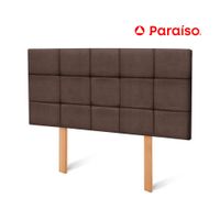 Cabecera PARAISO Blocks Queen Chocolate