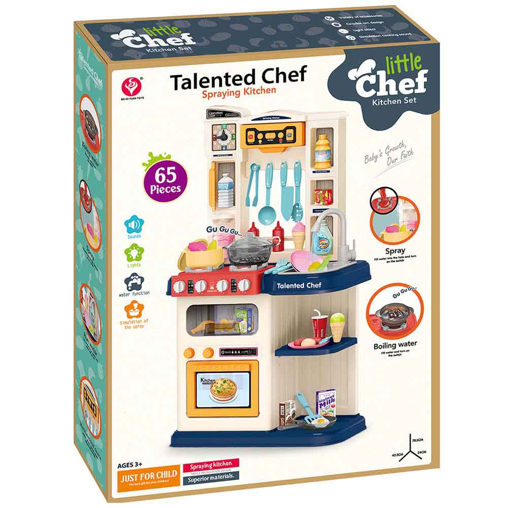 Set de Juego BEI DI YUAN TOYS Cocina 65pcs 922-116