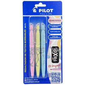 Bolígrafo PILOT BPS Azul/Negro/Rojo Blíster 3un - Promart