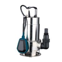 Electrobomba Sumergible Agua Turbia 1 HP Werken Azul Cobre