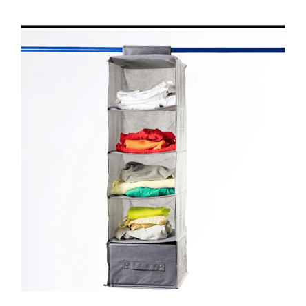 2 Unidades de Organizador Colgante Organízate Home Color Plomo