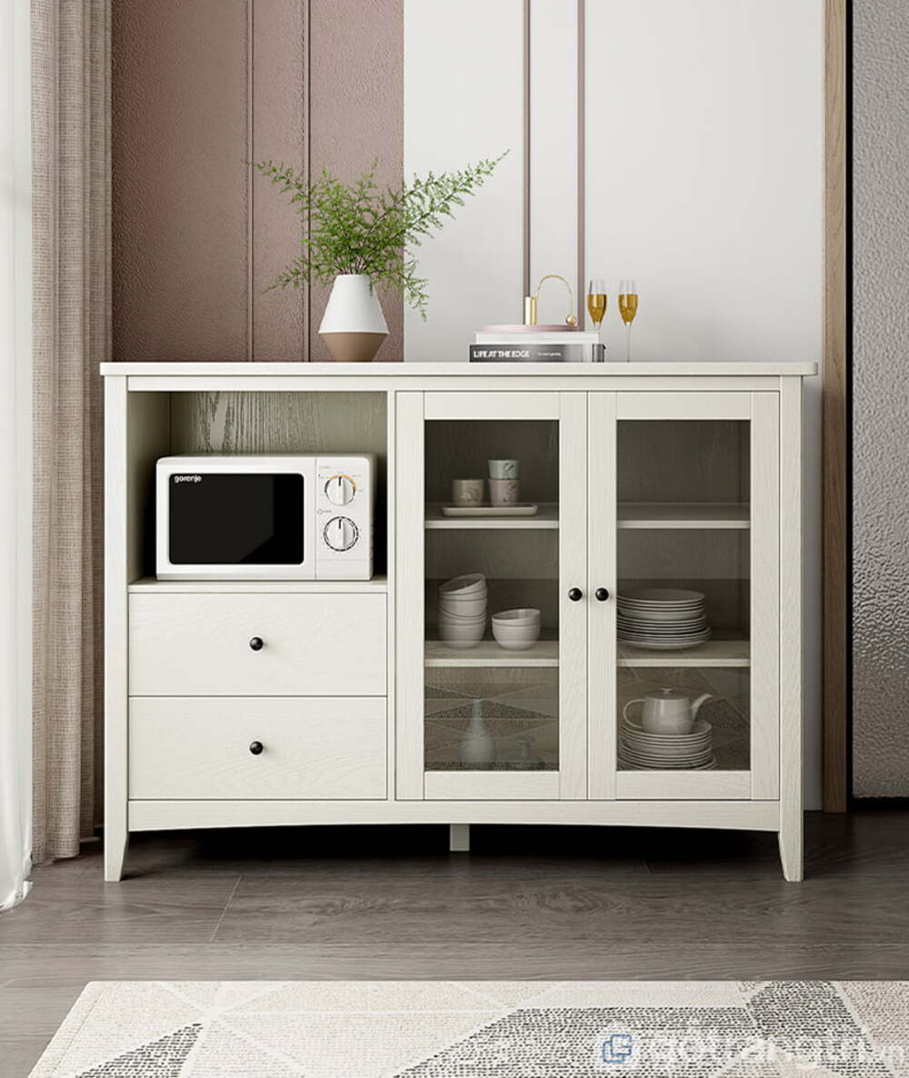 Aparador de Cocina moderno Alicia color Blanco TU MESITA