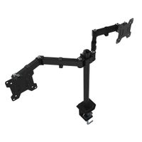 Expo Rack MD1327 Soporte Rack de Escritorio para 2 Monitores Móvil de 3 Giros 13-32 Pulgadas
