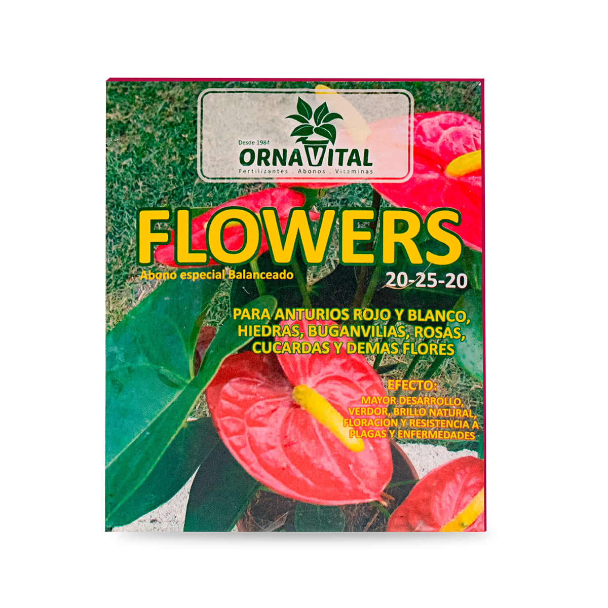 Fertilizante Ornavital para Flores por 50g
