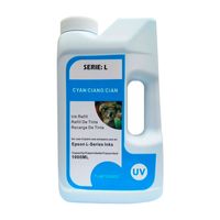 Tinta para Epson 1 Litro Uv Color Cyan Compatible
