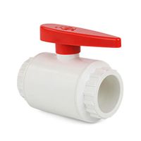 Válvula Bola PVC sin rosca 1 1/2"" Sanking