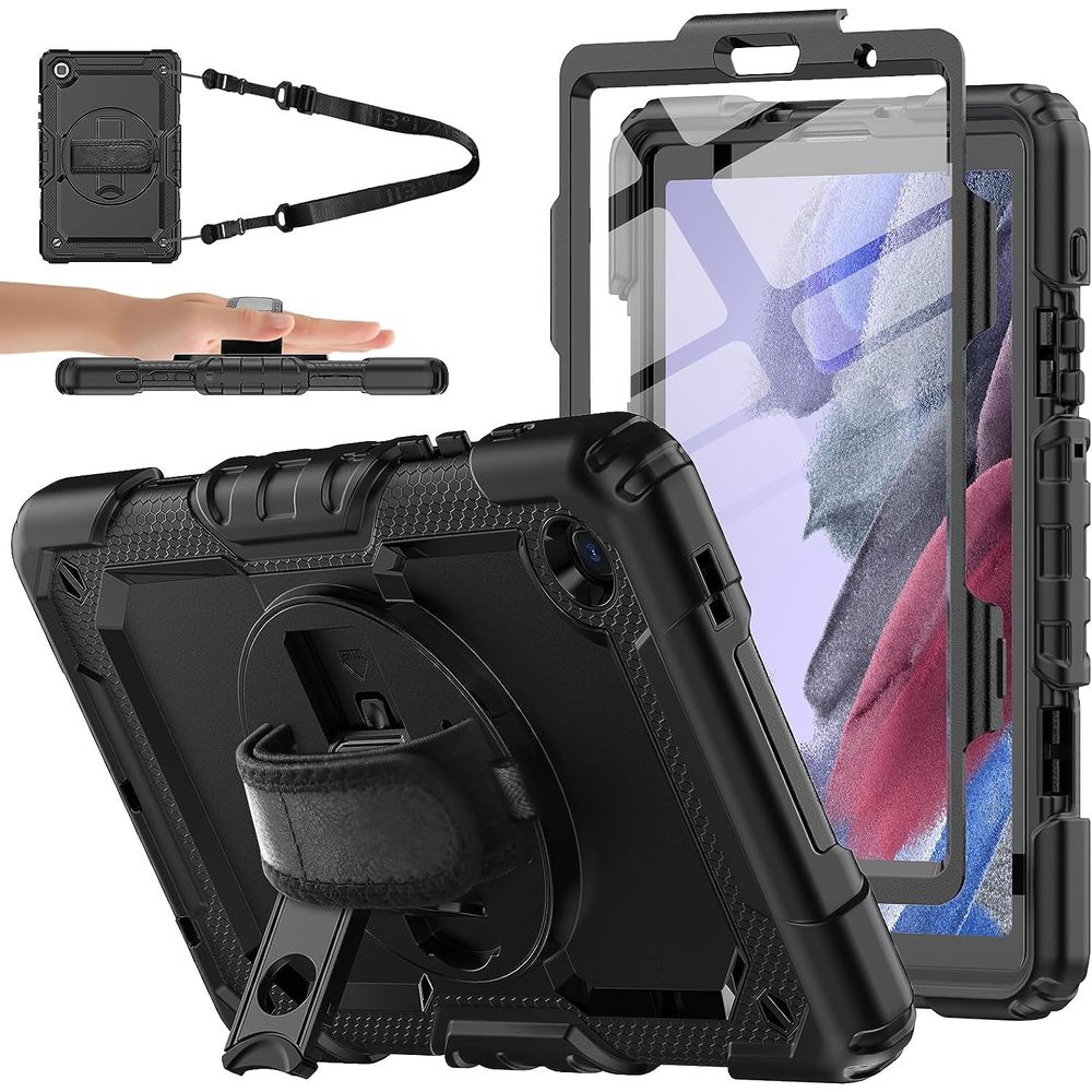 Funda Antishock Compatible con Tablet Samsung A7 lite Negro Funda Antishock Compatible con Tablet Samsung A7 lite Negro