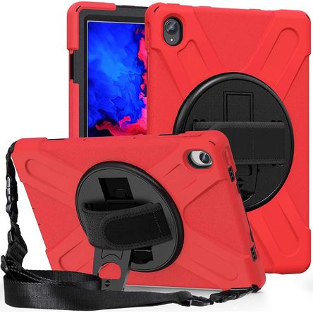 Funda Antishock Compatible con Tablet Lenovo Tab P11 Tb-J606f/Tb-J606x Rojo