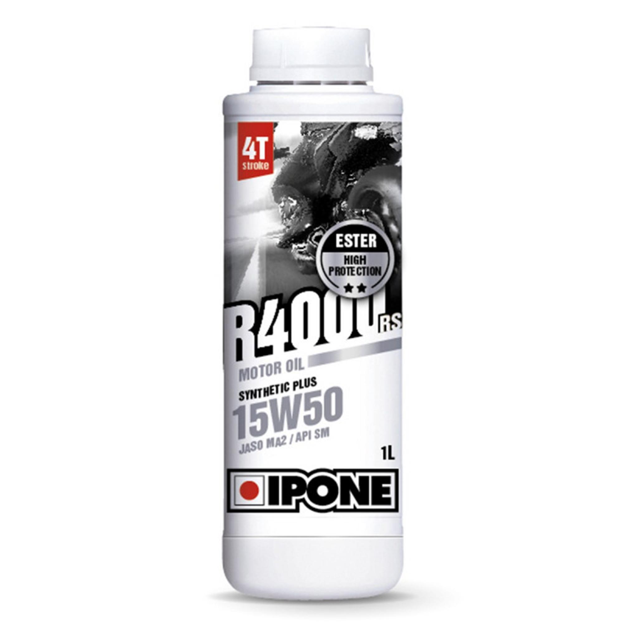 Aceite Para Moto Ipone R4000 Rs 15W50 Sint. Plus 1L