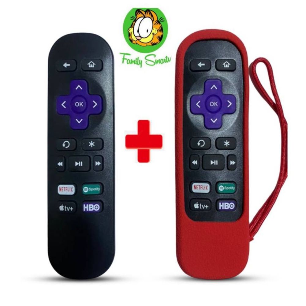 Control Remoto Roku Express Premiere Plus 4k Ultra Funda Roja - Promart