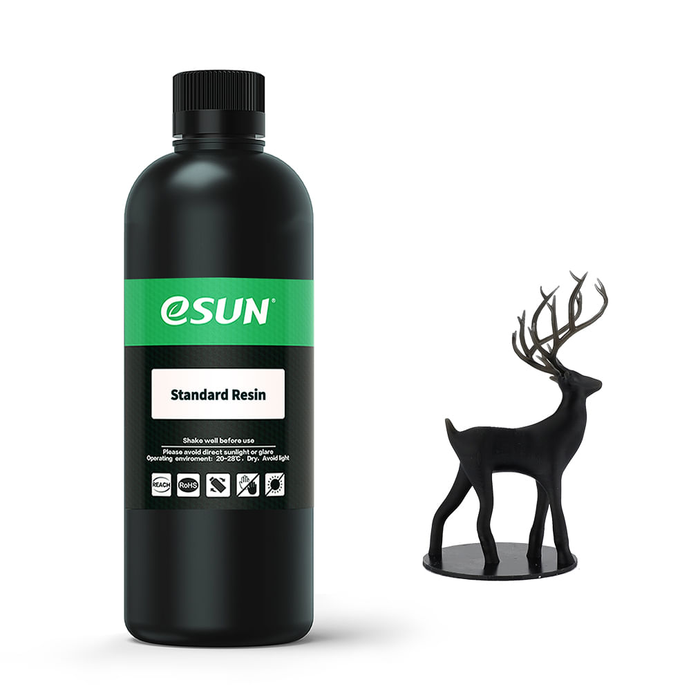 Resina Estandar Impresora 3D 1kg Esun Negro Resina Estandar Impresora 3D 1kg Esun Negro