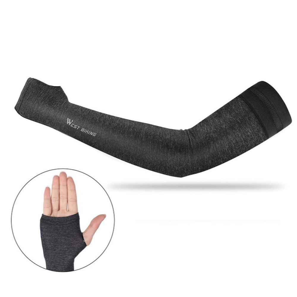 Mangas Ciclismo West Biking YP0212109 Gris Anti UV