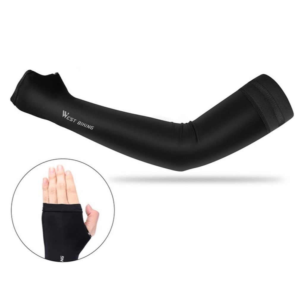 Mangas Ciclismo West Biking YP0212109 Negro Anti UV