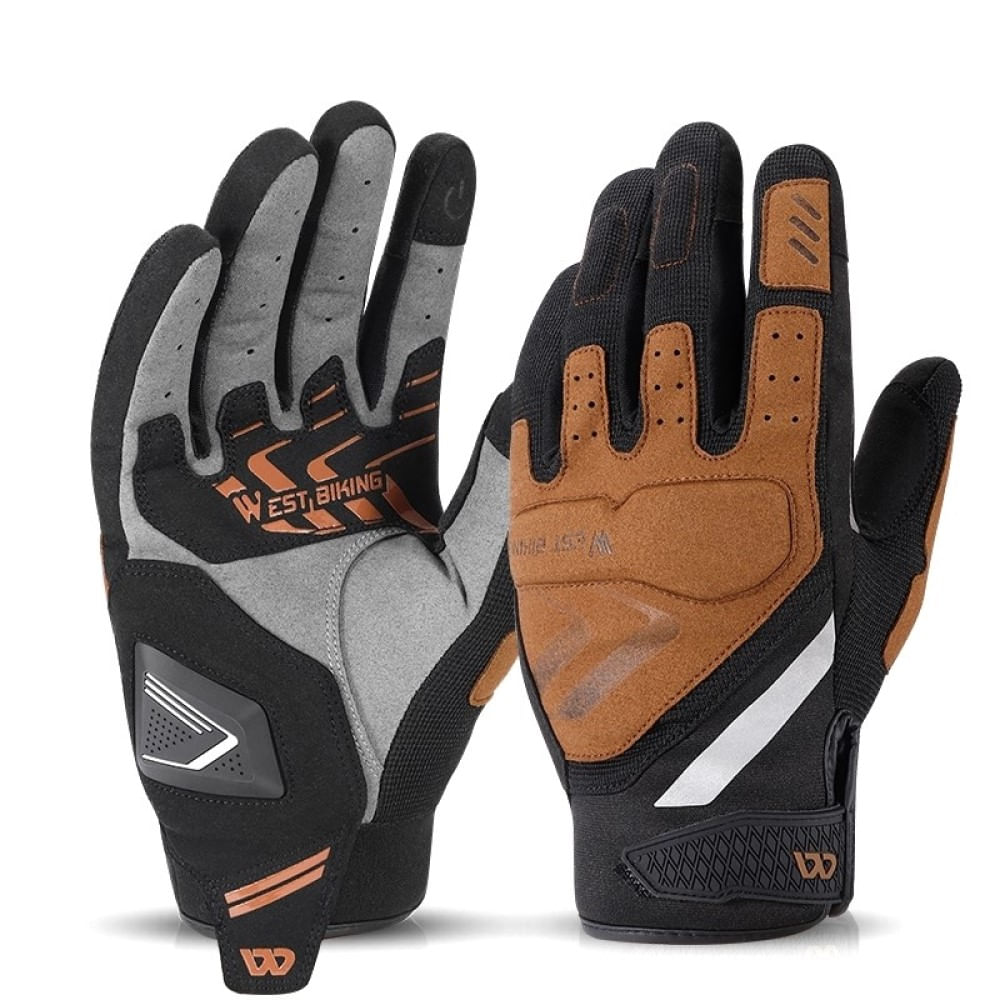 Guantes Ciclismo West Biking YP0211229 Marrón