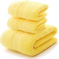 Toalla Mediana 120 x 60 Multitoallas Amarillo de 450 GR